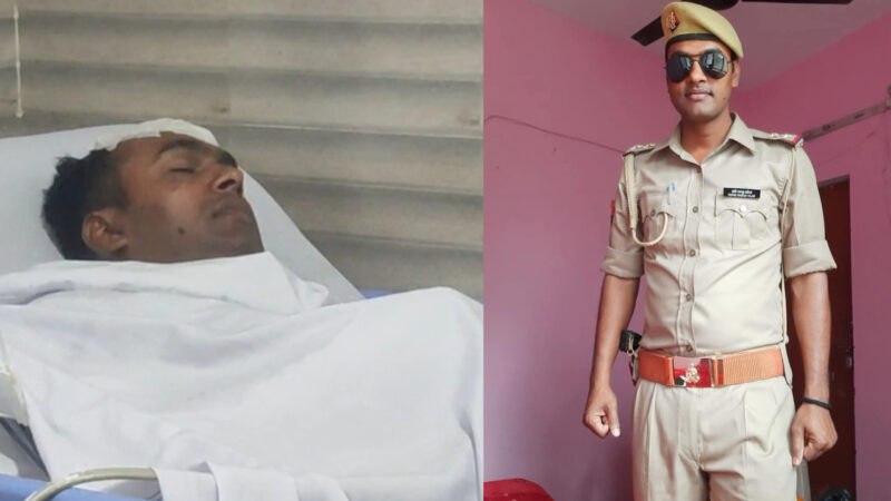 बारात विवाद के बाद हिंसा, पुलिस के भी वाहन क्षतिग्रस्त व पांच पुलिसकर्मी घायल