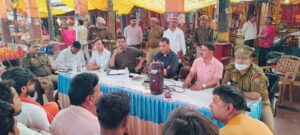 लेहड़ा मंदिर चैत नवरात्रि मेला को लेकर प्रशासन सतर्क, एसडीएम व सीओ ने की बैठक
